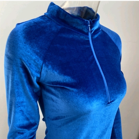 Various Colors-Velvet Midi Zippered Dress - Picture 4 of 7